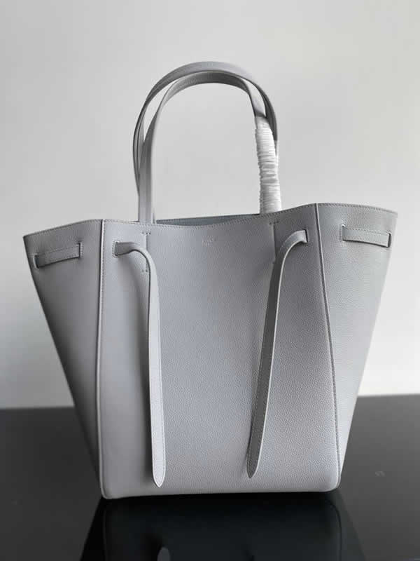 Replica Fashion Celine Cheap Cabags Phantom Light Grey Handbags High Quality